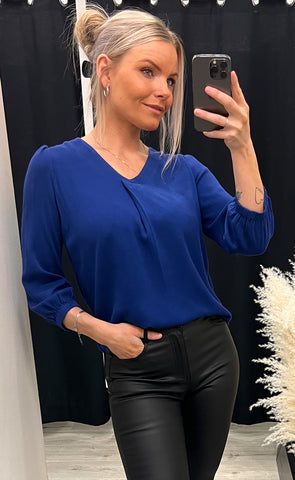 Haide blouse - royal blue