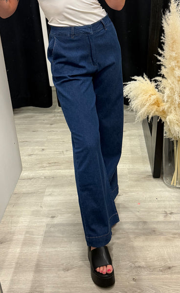 Bobbie pants - medium blue denim