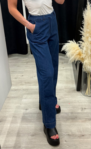 Bobbie pants - medium blue denim