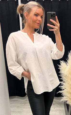 Maddie blouse 1 - ecru