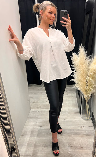 Maddie blouse 1 - ecru