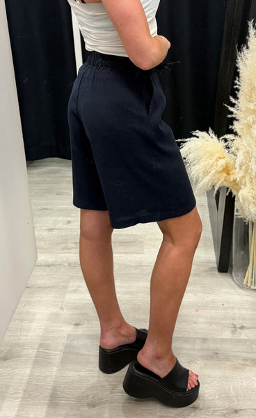 PULZ Luca shorts - dark sapphire