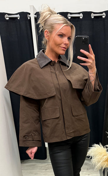 Lena jacket - dark chocolate