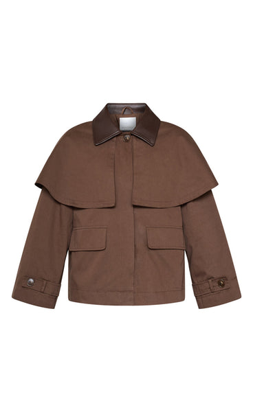 Lena jacket - dark chocolate
