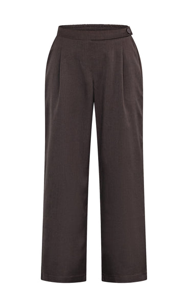 Viksa crop pants - mocca