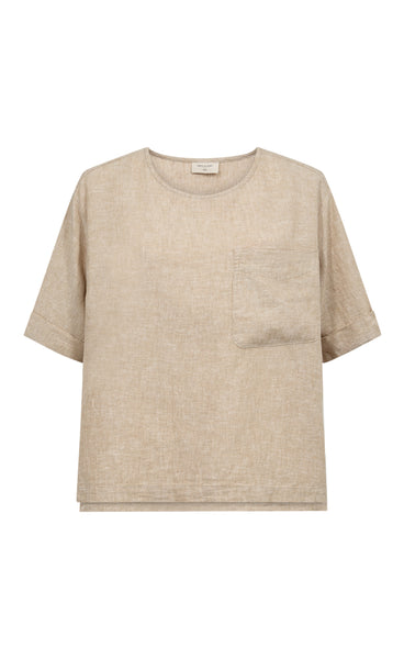FREEQUENT Lava blouse - sand melange