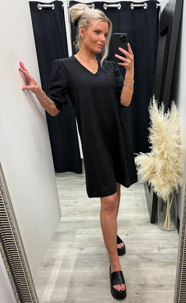 Falakka wide dress - black