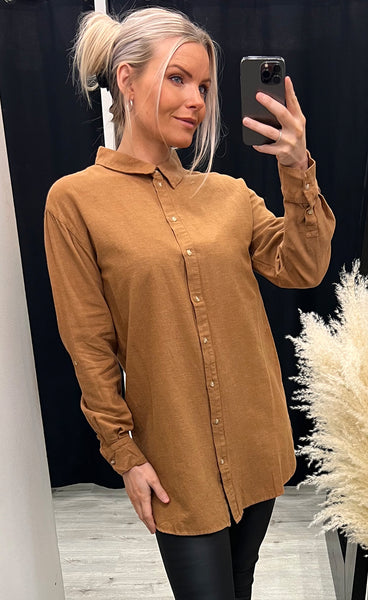 Maddie shirt 2 - golden brown