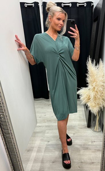 FREEQUENT Floi dress - dark forest