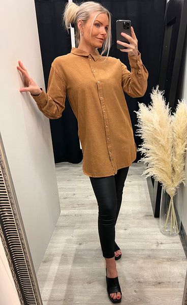 Maddie shirt 2 - golden brown