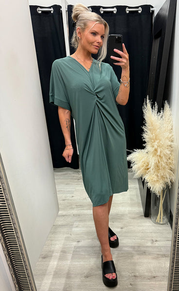 FREEQUENT Floi dress - dark forest