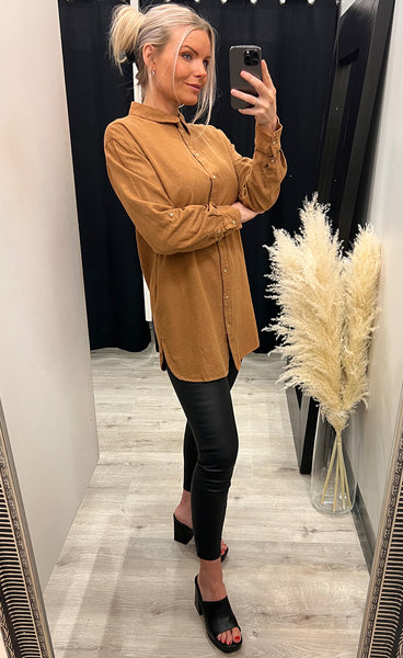 Maddie shirt 2 - golden brown