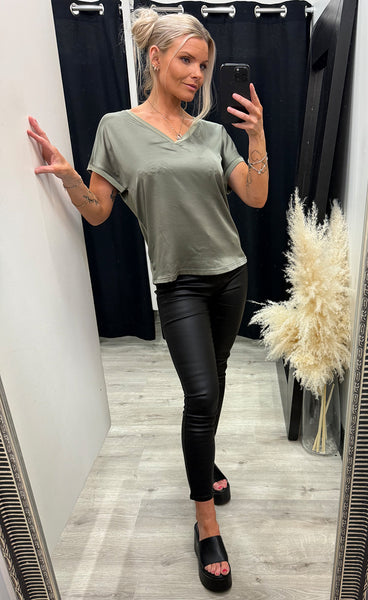 Selita t-shirt - vetiver
