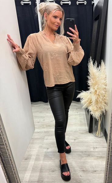 Emma blouse - nougat