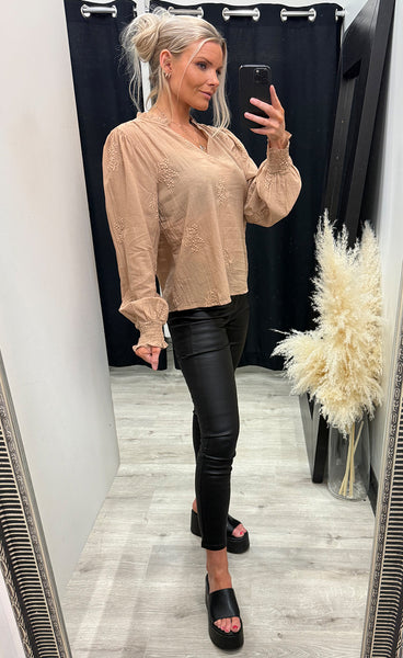 Emma blouse - nougat