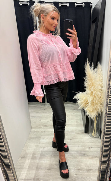Audrey long sleeve - light pink