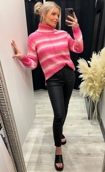 Agnes pullover - pink mix