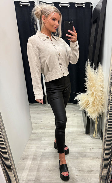 Viana ginia jacket - sand melange