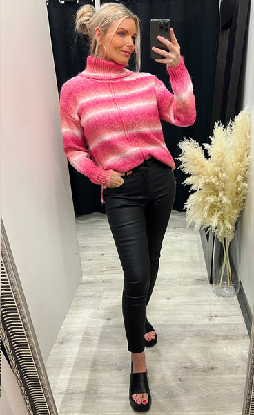 Agnes pullover - pink mix