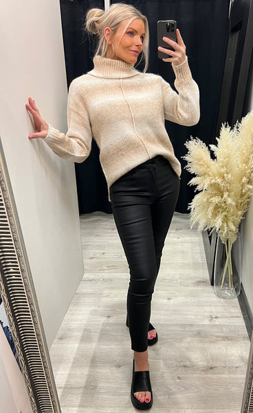 Agnes pullover - beige mix