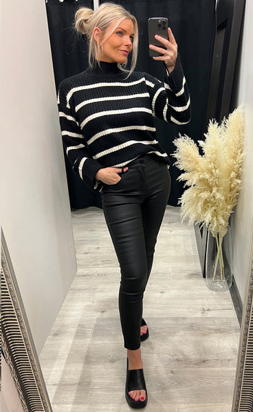 Relly pullover 1 - black mix