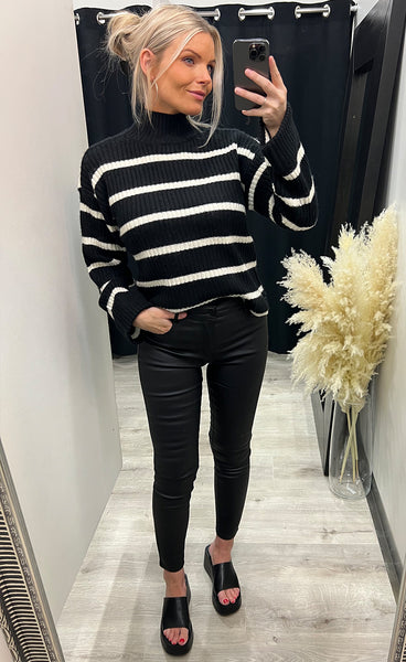 Relly pullover 1 - black mix