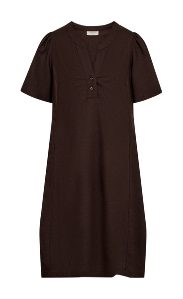 FREEQUENT Laney dress - coffee bean