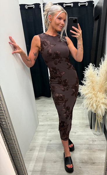 Sis dress - brown/brown