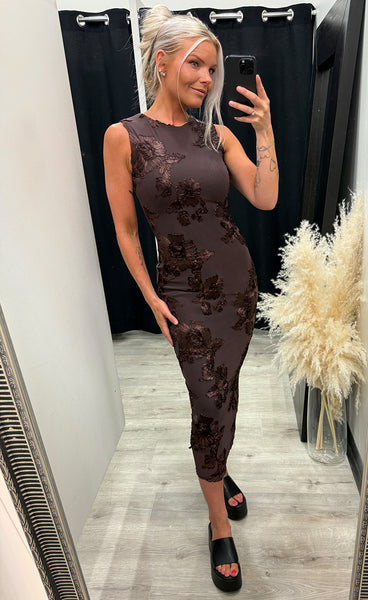 Sis dress - brown/brown