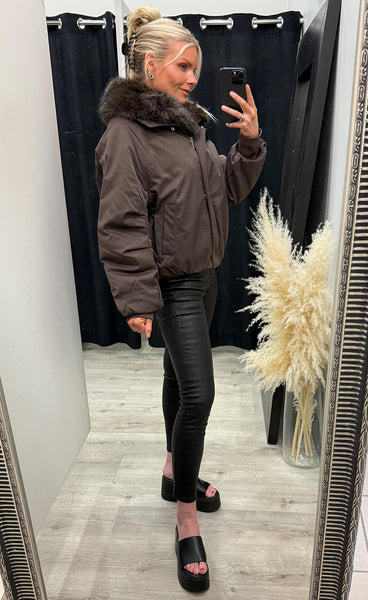 Stella jacket 91171 - chocolate