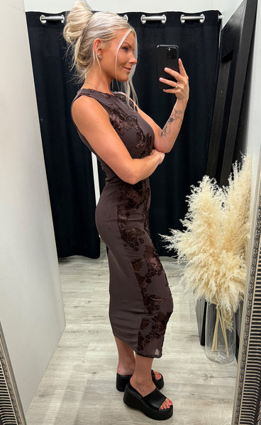 Sis dress - brown/brown