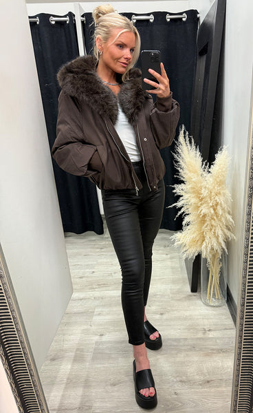 Stella jacket 91171 - chocolate
