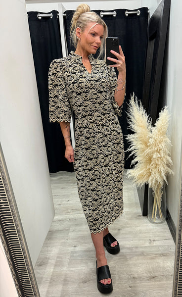 RDF Cressida dress - dark rock