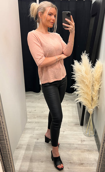 Tamlinn tee - rose melange