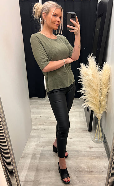 Tamlinn tee - green melange