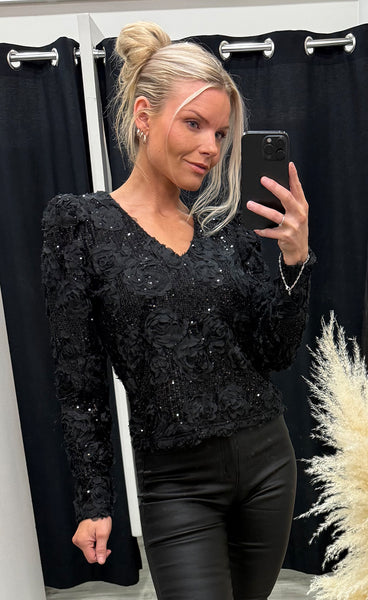 RDF Edda reversible blouse - black