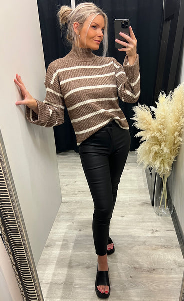Relly pullover 1 - brown mix