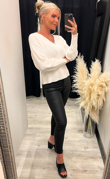 Acentia rachelle pullover - optical snow