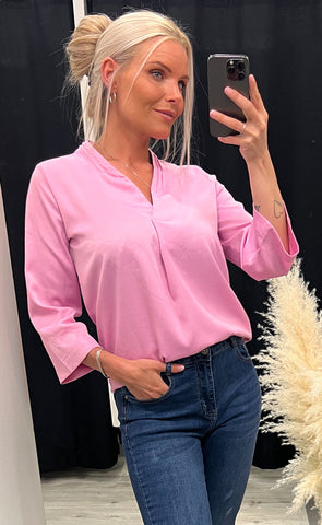 Saya blouse 1 - pink frosting