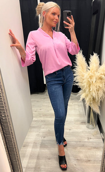 Saya blouse 1 - pink frosting