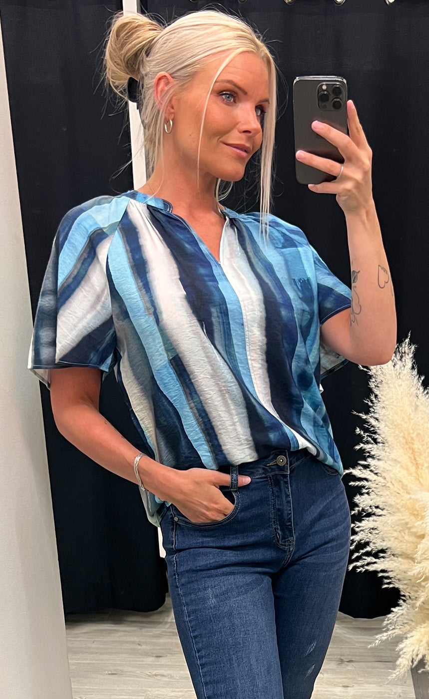 Linny blouse 1 - flow mix