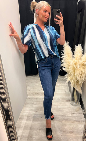 Linny blouse 1 - flow mix