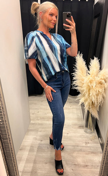 Linny blouse 1 - flow mix