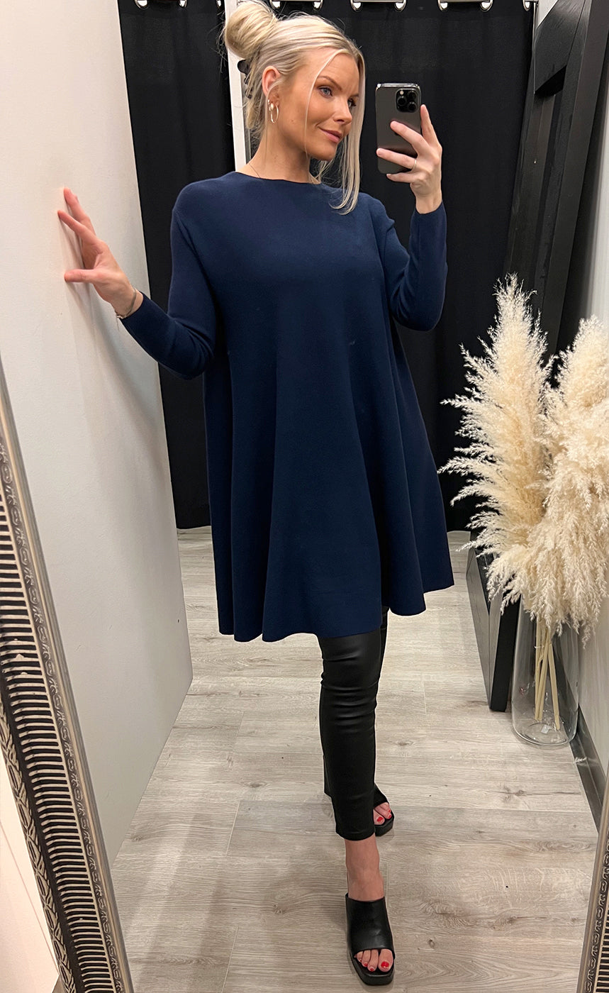 Alice knit dress - navy