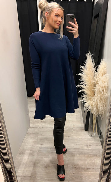 Alice knit dress - navy