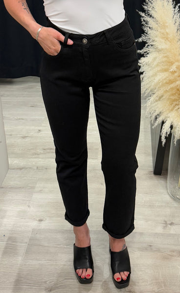 Teygju gallabuxur MOM FIT - 2018-2