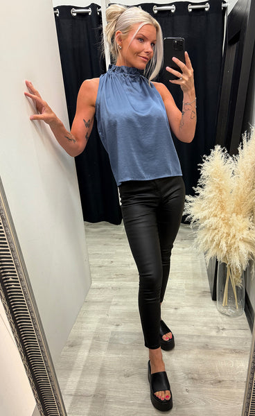 Liva top - dove blue