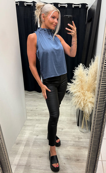 Liva top - dove blue