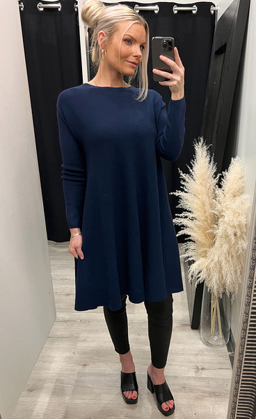 Alice knit dress - navy