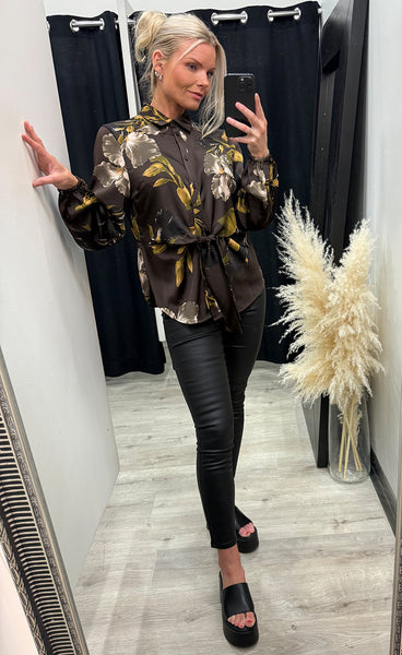 FREEQUENT Zila blouse - mole